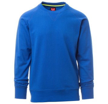 BLUZA OKRĄGŁY DEKOLT MISTRAL+ SUMMER - KRÓLEWSKI NIEBIESKI