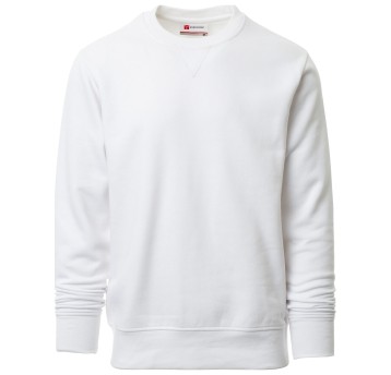 BLUZA OKRĄGŁY DEKOLT ORLANDO - BIAŁY