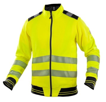 BLUZA OSTRZEGAWCZA SIGNAL HIVIZ - ŻÓŁTO-CZARNA