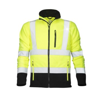 BLUZA OSTRZEGAWCZA Z POLARU SIGNAL - ŻÓŁTY