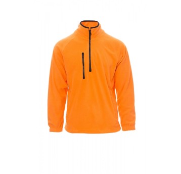 BLUZA POLAR KRÓTKI ZAMEK UNISEX DOLOMITI+ - POMARAŃCZOWY