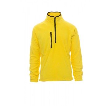 BLUZA POLAR KRÓTKI ZAMEK UNISEX DOLOMITI+ - ŻÓŁTY
