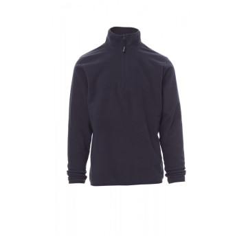 BLUZA POLAR KRÓTKI ZAMEK UNISEX SOFT+ - GRANATOWY