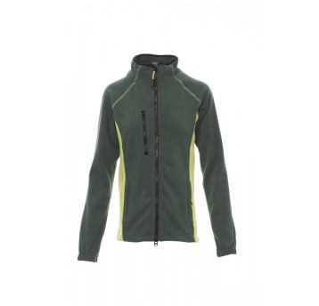 BLUZA POLAR ROZPINANA DAMSKA ASPEN+LADY - ZIELONY/JASKRAWOZIELONY