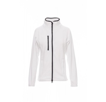 BLUZA POLAR ROZPINANA DAMSKA NORWAY LADY - BIAŁY