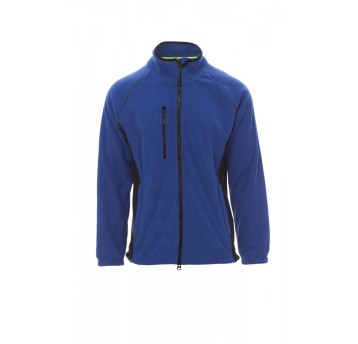 BLUZA POLAR ROZPINANA MĘSKA ASPEN+ - KRÓLEWSKI NIEBIESKI/CZARNY