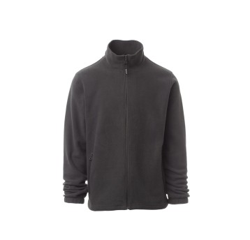 BLUZA POLAR ROZPINANA MĘSKA NEPAL - ANTRACYTOWY