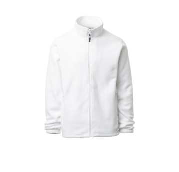BLUZA POLAR ROZPINANA MĘSKA NEPAL - BIAŁY