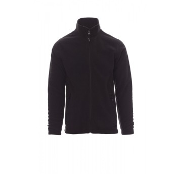 BLUZA POLAR ROZPINANA MĘSKA NEPAL - CZARNY