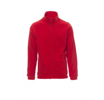 BLUZA POLAR ROZPINANA MĘSKA NEPAL - CZERWONY