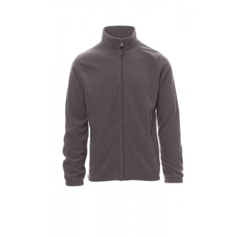 BLUZA POLAR ROZPINANA MĘSKA NEPAL - SZARY STALOWY