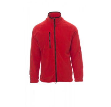 BLUZA POLAR ROZPINANA MĘSKA NORWAY - CZERWONY