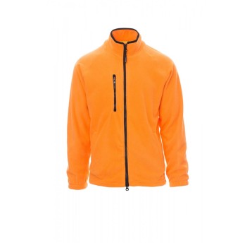 BLUZA POLAR ROZPINANA MĘSKA NORWAY - POMARAŃCZOWY