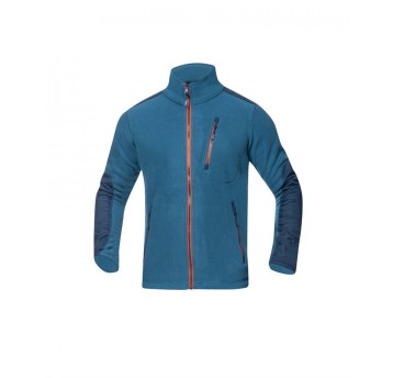 BLUZA POLAROWA 4TECH - NIEBIESKI-PETROL