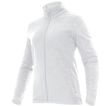BLUZA POLAROWA ARDON®JOFLEX DAMSKA - BIAŁY