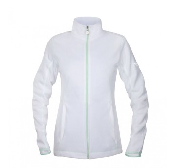 BLUZA POLAROWA FLORET DAMSKA - BIAŁY