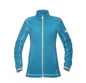 BLUZA POLAROWA FLORET DAMSKA - NIEBIESKI