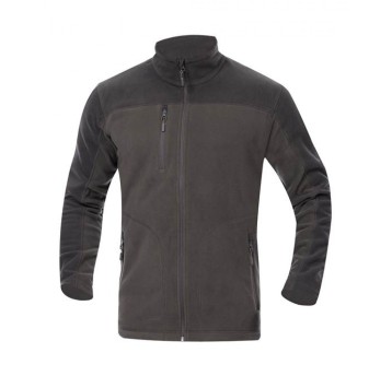 BLUZA POLAROWA MICHAEL MĘSKA - BRĄZOWY