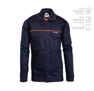 BLUZA PROFFLAM ANTISTATIC KAT.II - GRANATOWY