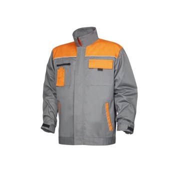 BLUZA ROBOCZA 2STRONG - SZARO-POMARAŃCZOWY