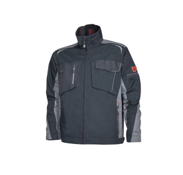 BLUZA ROBOCZA R8ED+ - CZARNO-SZARY - 176-182CM