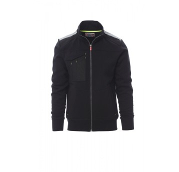 BLUZA ROBOCZA ROZPINANA MĘSKA WORK 2.0 - CZARNY