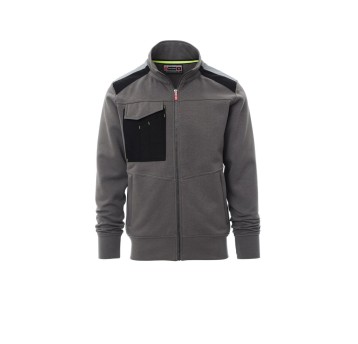 BLUZA ROBOCZA ROZPINANA MĘSKA WORK 2.0 - ZADYMIONY