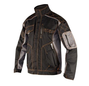 BLUZA ROBOCZA VISION 01 - CZARNO-SZARY - 183-190CM