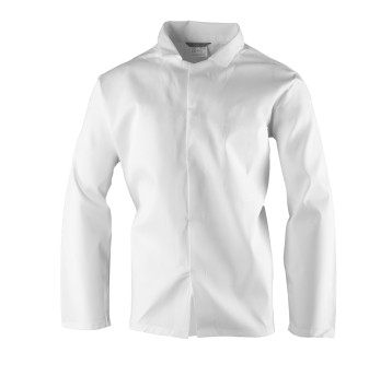 BLUZA ROZPINANA BRIXTON WHITE HACCP MĘSKA - BIAŁY