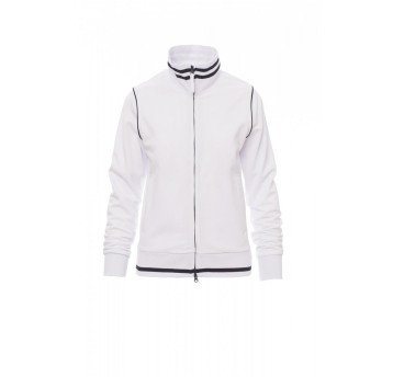 BLUZA ROZPINANA DAMSKA DERBY LADY - BIAŁY/GRANATOWY