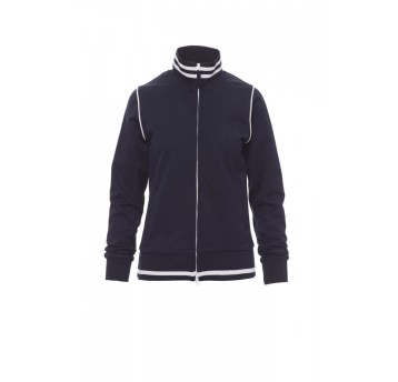 BLUZA ROZPINANA DAMSKA DERBY LADY - GRANATOWY/BIAŁY