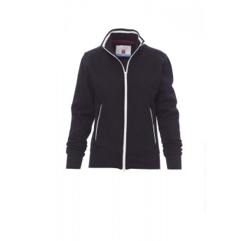BLUZA ROZPINANA DAMSKA MELBOURNE - GRANATOWY/BIAŁY