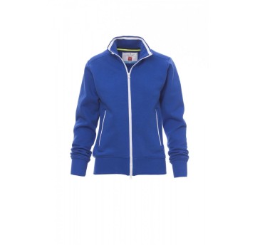 BLUZA ROZPINANA DAMSKA MELBOURNE - KRÓLEWSKI NIEBIESKI/BIAŁY