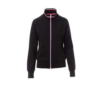 BLUZA ROZPINANA DAMSKA NAZIONALE LADY - CZARNY/FRANCJA