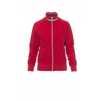 BLUZA ROZPINANA DAMSKA NAZIONALE LADY - CZERWONY/WŁOCHY