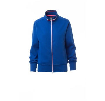 BLUZA ROZPINANA DAMSKA NAZIONALE LADY - KRÓLEWSKI NIEBIESKI/WŁOCHY