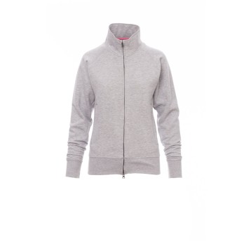 BLUZA ROZPINANA DAMSKA PANAMA+LADY MELANGE - SZARY MELANŻ