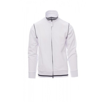 BLUZA ROZPINANA MĘSKA DERBY - BIAŁY/GRANATOWY