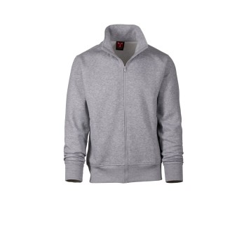 BLUZA ROZPINANA MĘSKA HOOVER - SZARY MELANŻ