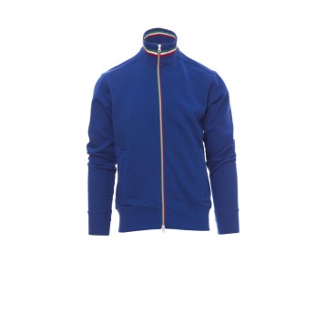 BLUZA ROZPINANA MĘSKA NAZIONALE - KRÓLEWSKI NIEBIESKI/WŁOCHY