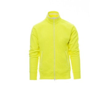 BLUZA ROZPINANA MĘSKA SYDNEY FLUO - ŻÓŁTY FLUO/BIAŁY