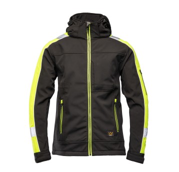 BLUZA SOFTSHELL SEVEN KINGS RIVAL - CZARNY-ŻÓŁTY
