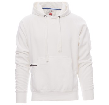 BLUZA Z KAPTUREM ATLANTA+ - BIAŁY