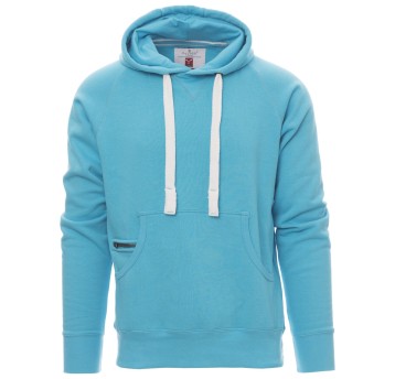 BLUZA Z KAPTUREM ATLANTA+ - BŁĘKIT TURKUSOWY