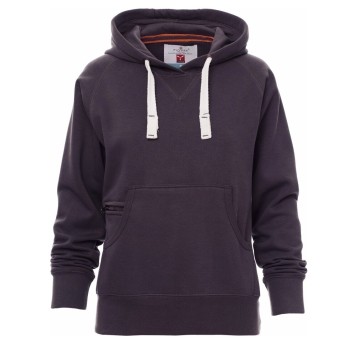 BLUZA Z KAPTUREM ATLANTA+LADY - ANTRACYTOWY