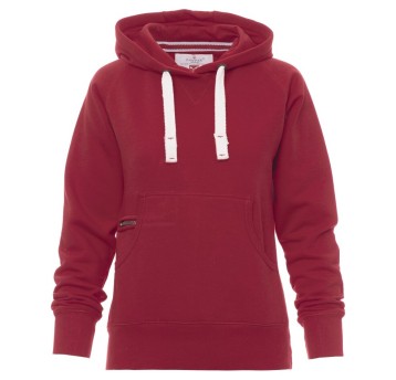 BLUZA Z KAPTUREM ATLANTA+LADY - BORDOWY