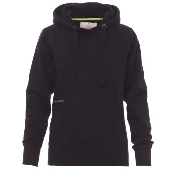 BLUZA Z KAPTUREM ATLANTA+LADY - CZARNY