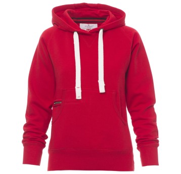BLUZA Z KAPTUREM ATLANTA+LADY - CZERWONY