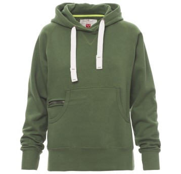 BLUZA Z KAPTUREM ATLANTA+LADY - ZIELONY BUTELKOWY