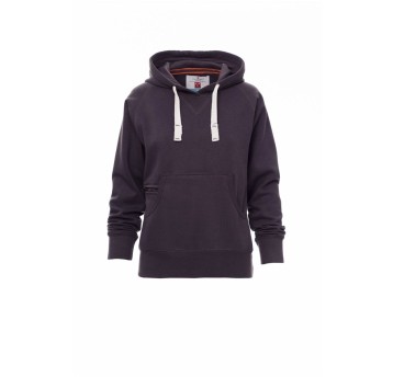 BLUZA Z KAPTUREM DAMSKA ATLANTA+LADY - ANTRACYTOWY